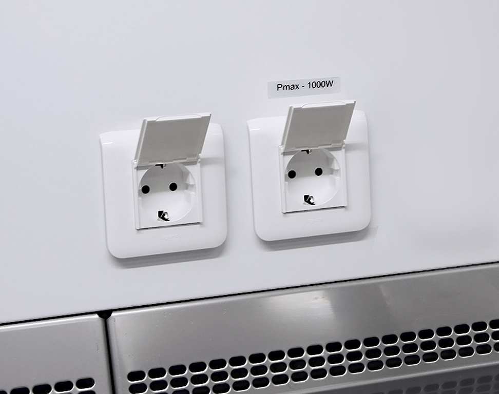 Two additional sockets on the right