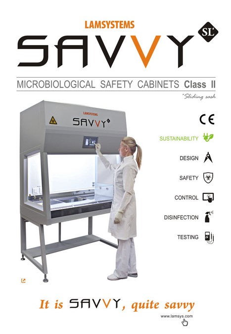 Brochure "SAVVY SL-Microbiological safety cabinet Type II"