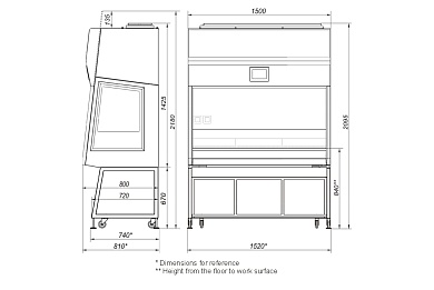 Dimensional drawing (Code 223.150.99)