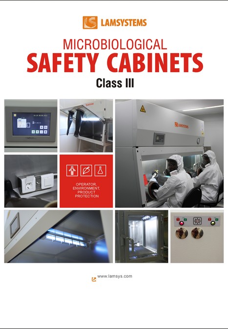 Brochure "Microbiological Safety Cabinets Сlass III"