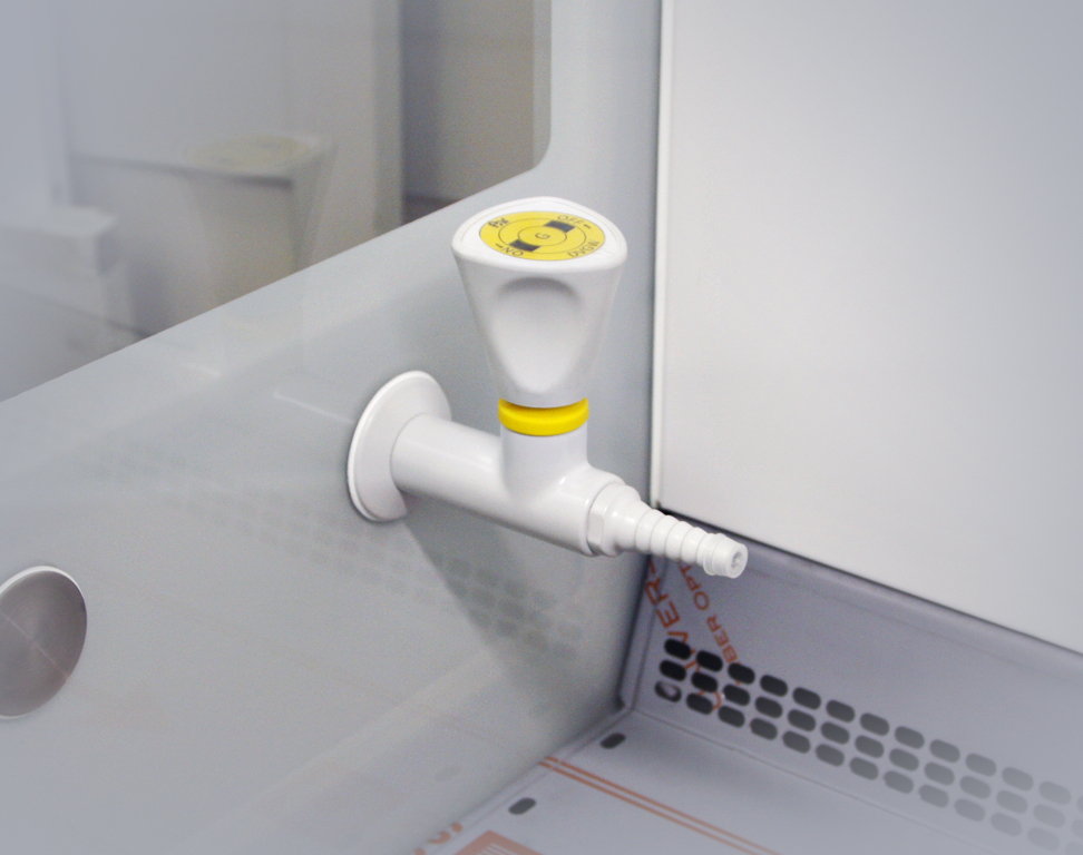 Inflammable gas tap with electromagnetic valve